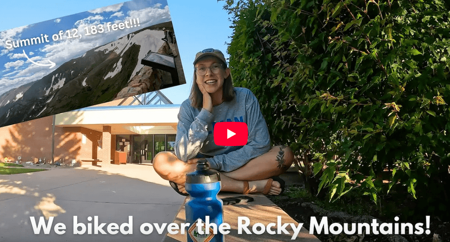 We literally biked over the Rocky Mountains…. (bike tour across the USA part 2)