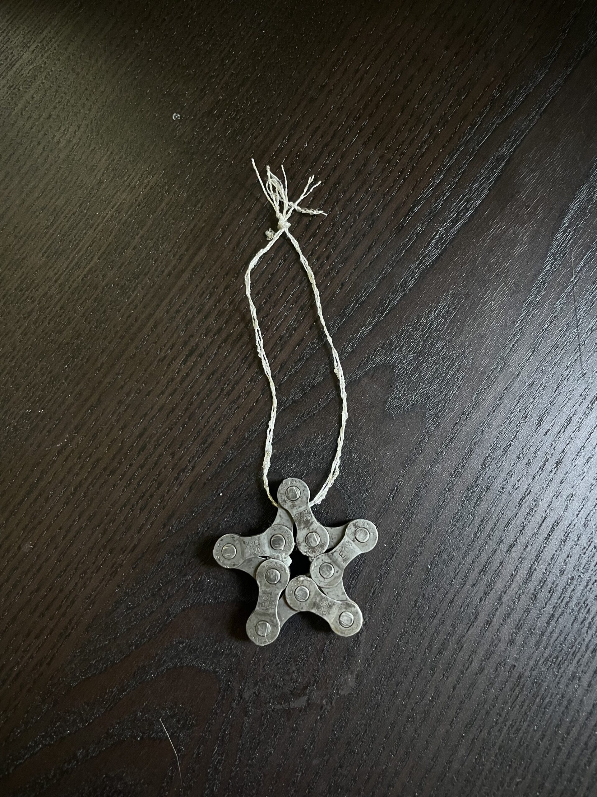 bike chain ornament